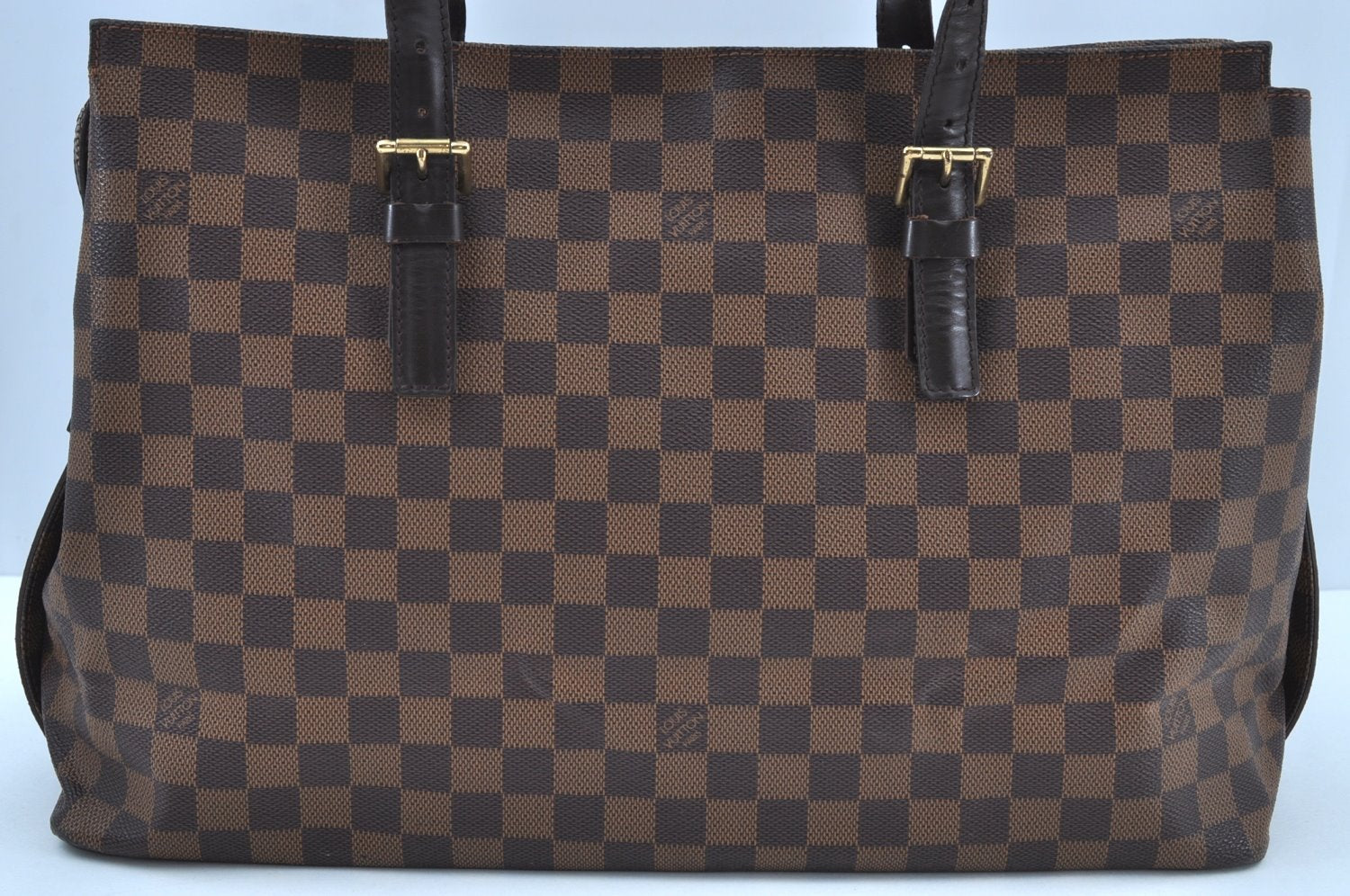 Authentic Louis Vuitton Damier Chelsea Shoulder Tote Bag N51119 LV K8456