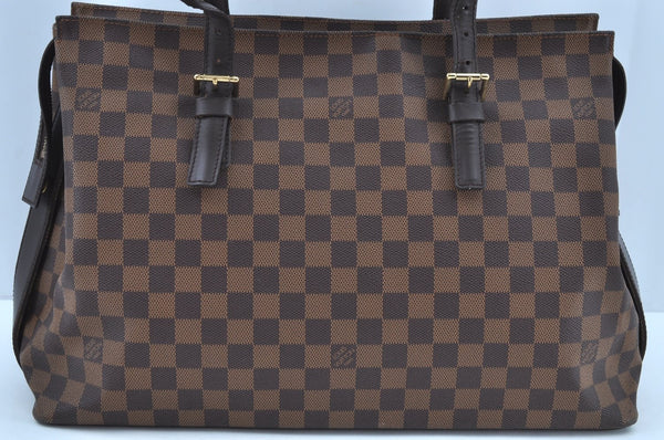 Authentic Louis Vuitton Damier Chelsea Shoulder Tote Bag N51119 LV K8456