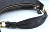 Authentic COACH 2Way Shoulder Cross Body Bag Purse Leather Black K8461