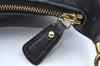 Authentic COACH 2Way Shoulder Cross Body Bag Purse Leather Black K8461