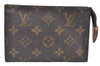 Authentic Louis Vuitton Monogram Poche Toilette 15 M47546 Cosmetics Pouch K8464