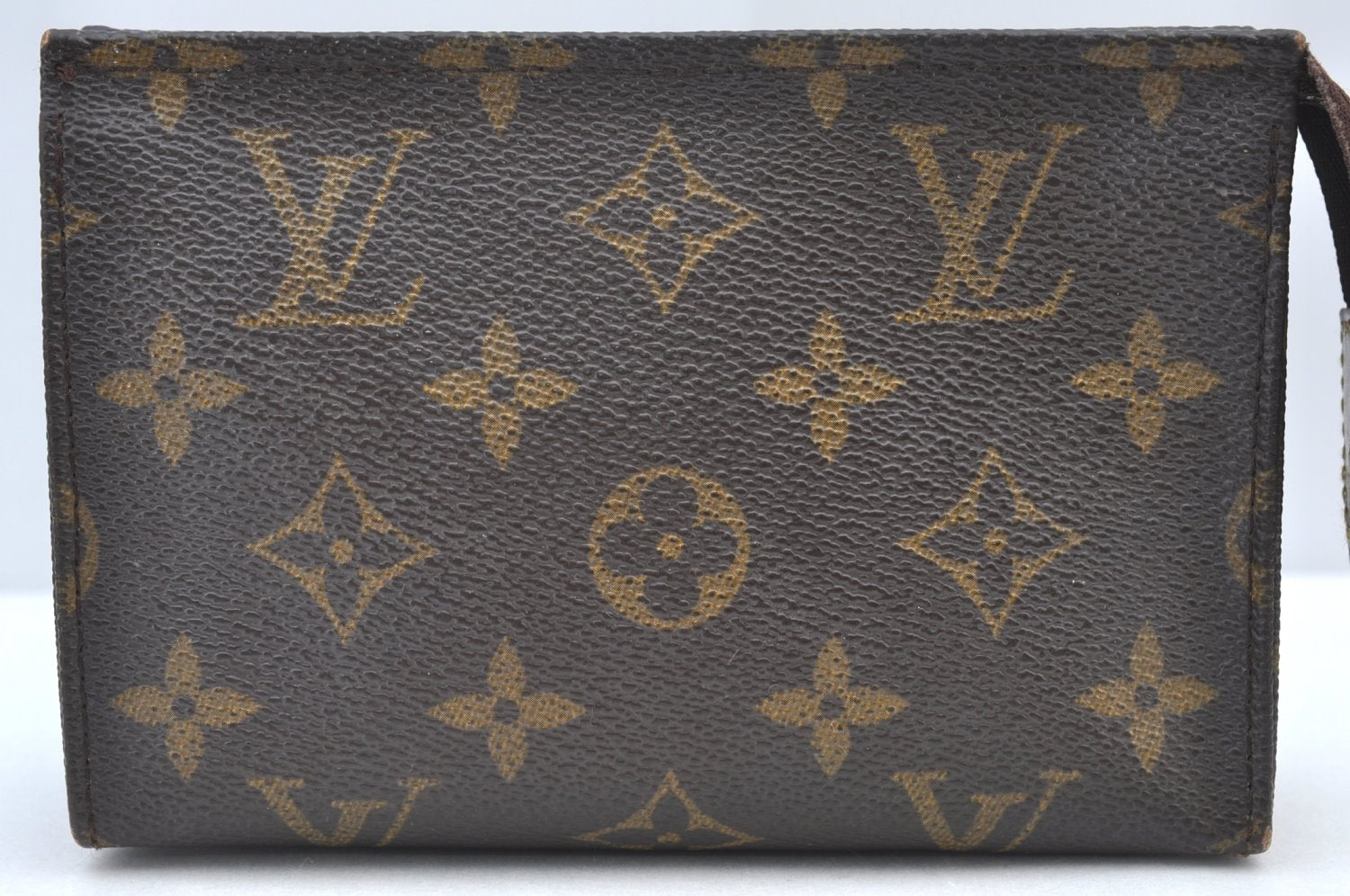 Authentic Louis Vuitton Monogram Poche Toilette 15 M47546 Cosmetics Pouch K8464