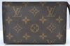 Authentic Louis Vuitton Monogram Poche Toilette 15 M47546 Cosmetics Pouch K8464