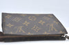 Authentic Louis Vuitton Monogram Poche Toilette 15 M47546 Cosmetics Pouch K8464