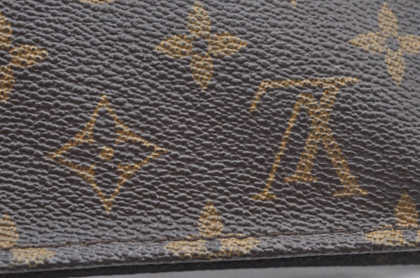 Authentic Louis Vuitton Monogram Poche Toilette 15 M47546 Cosmetics Pouch K8464