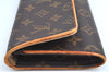 Authentic Louis Vuitton Monogram Pochette Twin GM Shoulder Bag M51852 LV K8466