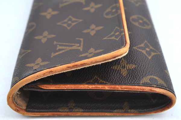Authentic Louis Vuitton Monogram Pochette Twin GM Shoulder Bag M51852 LV K8466