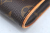 Authentic Louis Vuitton Monogram Pochette Twin GM Shoulder Bag M51852 LV K8466