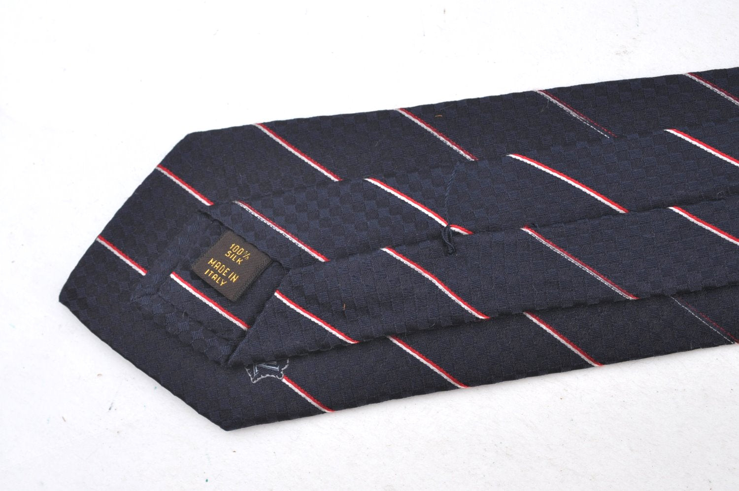 Authentic Louis Vuitton Necktie Clavat Ecu Tie Silk Blue M78755 LV K8469