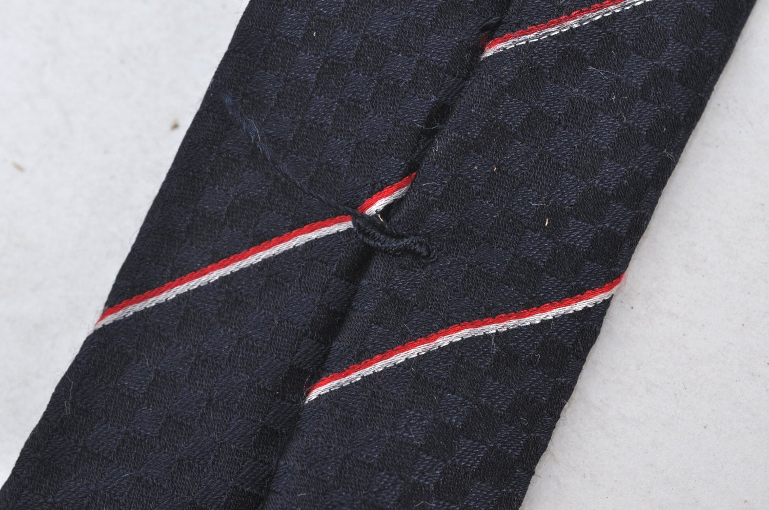 Authentic Louis Vuitton Necktie Clavat Ecu Tie Silk Blue M78755 LV K8469