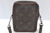 Auth Louis Vuitton Monogram Mini Poche Danube Shoulder Cross Bag Old Model K8471