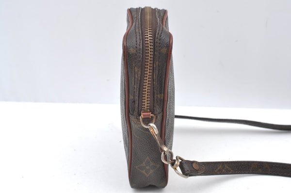 Auth Louis Vuitton Monogram Mini Poche Danube Shoulder Cross Bag Old Model K8471