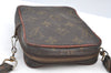 Auth Louis Vuitton Monogram Mini Poche Danube Shoulder Cross Bag Old Model K8471