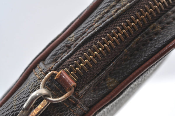 Auth Louis Vuitton Monogram Mini Poche Danube Shoulder Cross Bag Old Model K8471