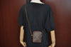 Auth Louis Vuitton Monogram Mini Poche Danube Shoulder Cross Bag Old Model K8471