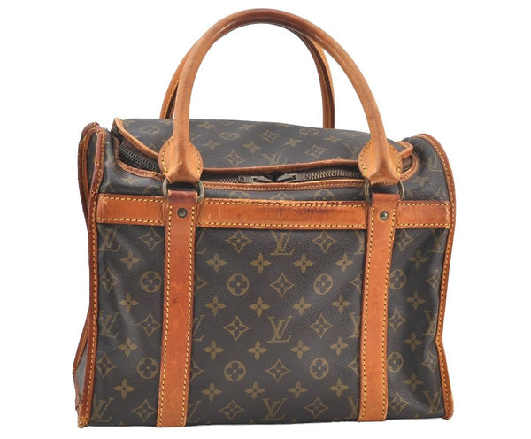 Authentic Louis Vuitton Monogram Sac Chaussures 35 Boston Bag Old Model LV K8473