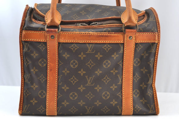 Authentic Louis Vuitton Monogram Sac Chaussures 35 Boston Bag Old Model LV K8473