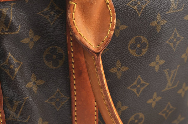 Authentic Louis Vuitton Monogram Sac Chaussures 35 Boston Bag Old Model LV K8473