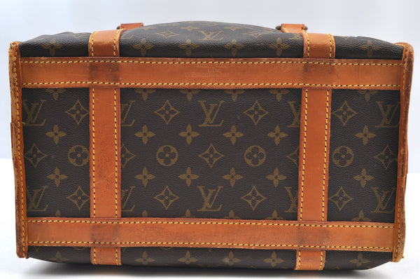 Authentic Louis Vuitton Monogram Sac Chaussures 35 Boston Bag Old Model LV K8473