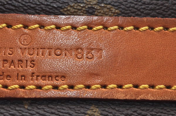 Authentic Louis Vuitton Monogram Sac Chaussures 35 Boston Bag Old Model LV K8473