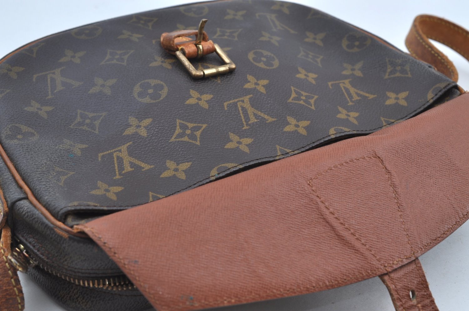 Auth Louis Vuitton Monogram Jeune Fille GM M51225 Shoulder Cross Bag Junk K8475