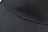 Authentic GUCCI Web Sherry Line Cap Canvas Leather Size S 57cm Black K8477