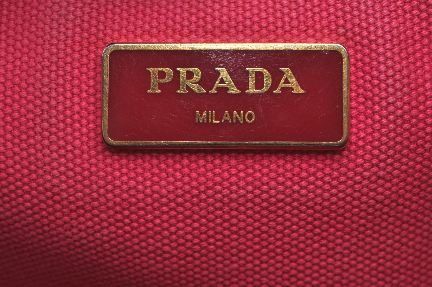 Authentic PRADA Canapa M 2Way Tote Hand Bag Canvas BN2642 Pink K8485