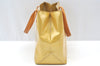 Authentic Louis Vuitton Vernis Reade PM Hand Bag Yellow M91334 LV K8486