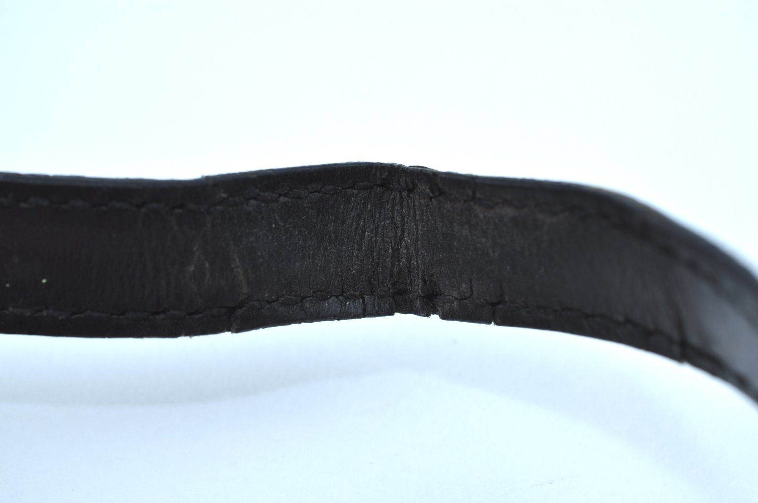 Auth Louis Vuitton Epi Pochette Sellier Dragonne Clutch Bag M52612 Black K8491