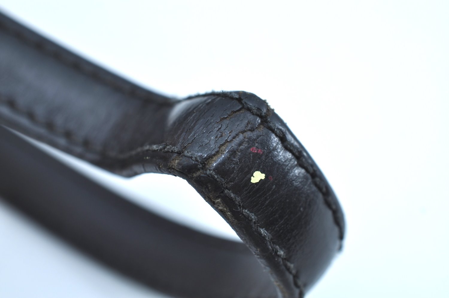 Auth Louis Vuitton Epi Pochette Sellier Dragonne Clutch Bag M52612 Black K8491