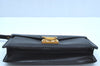 Auth Louis Vuitton Epi Pochette Sellier Dragonne Clutch Bag M52612 Black K8491