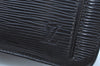 Auth Louis Vuitton Epi Pochette Sellier Dragonne Clutch Bag M52612 Black K8491