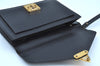 Auth Louis Vuitton Epi Pochette Sellier Dragonne Clutch Bag M52612 Black K8491