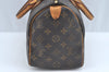 Authentic Louis Vuitton Monogram Speedy 25 Boston Hand Bag M41528 LV Junk K8493
