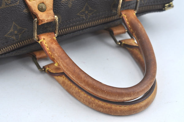 Authentic Louis Vuitton Monogram Speedy 25 Boston Hand Bag M41528 LV Junk K8493