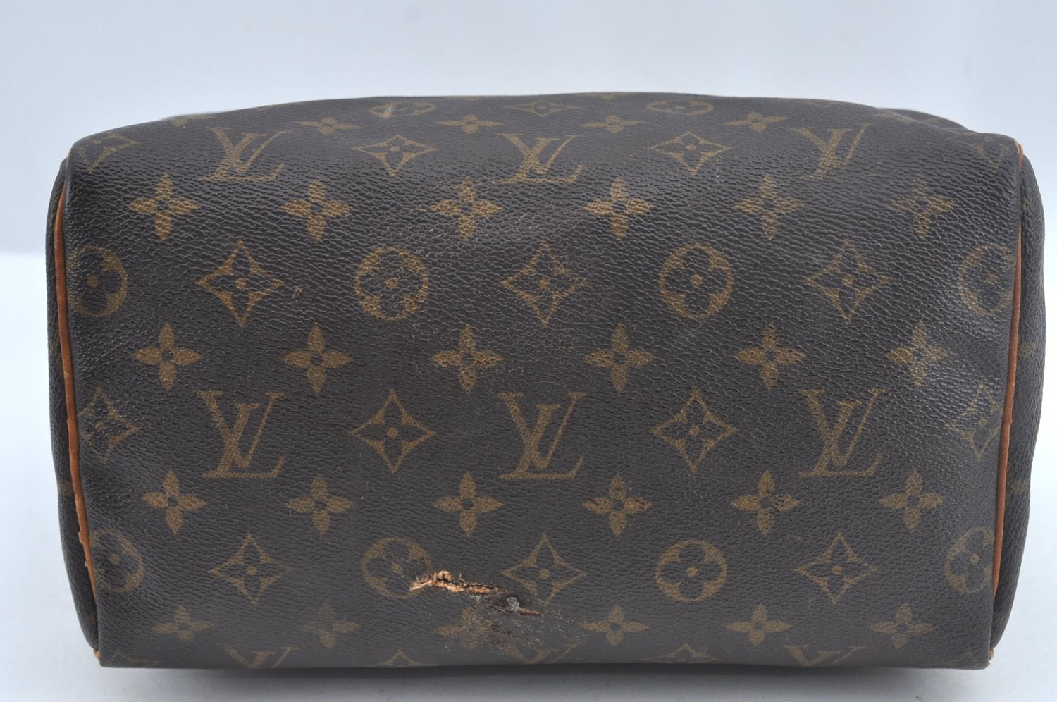 Authentic Louis Vuitton Monogram Speedy 25 Boston Hand Bag M41528 LV Junk K8493