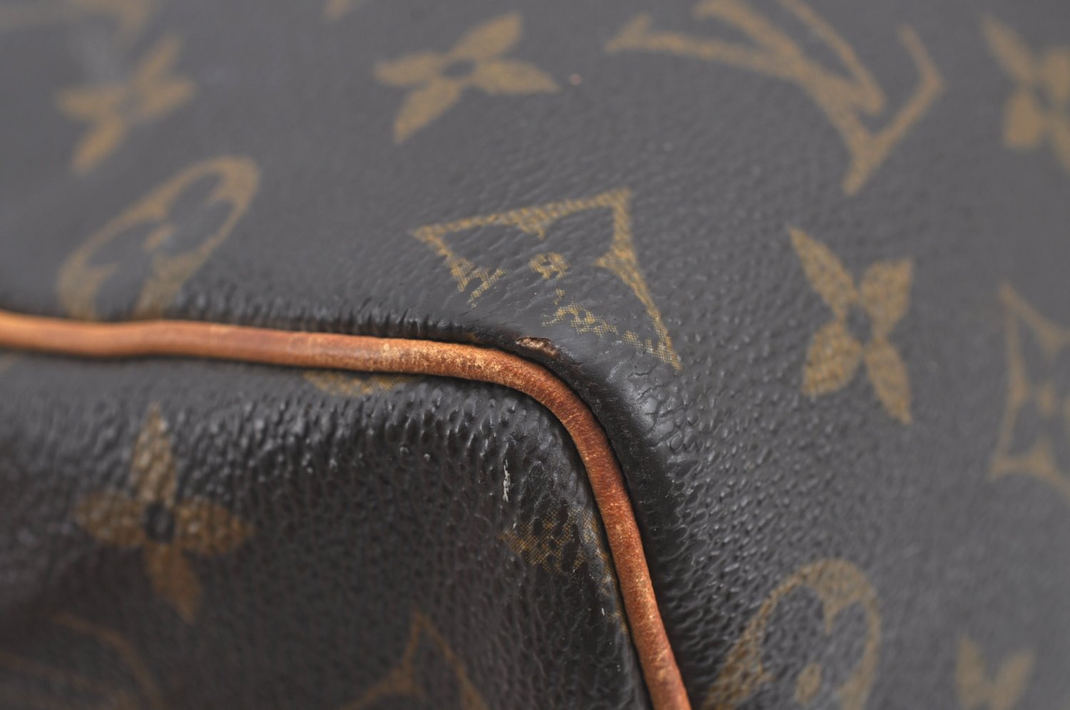 Authentic Louis Vuitton Monogram Speedy 25 Boston Hand Bag M41528 LV Junk K8493