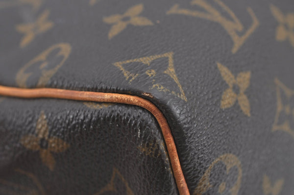 Authentic Louis Vuitton Monogram Speedy 25 Boston Hand Bag M41528 LV Junk K8493