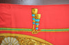 Authentic HERMES Carre 90 Scarf "HOMMAGE A CHARLES GARNIER" Silk Red K8495