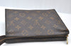 Authentic Louis Vuitton Monogram Poche Toilette 19 M47544 Cosmetics Pouch K8496