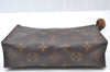 Authentic Louis Vuitton Monogram Poche Toilette 19 M47544 Cosmetics Pouch K8496
