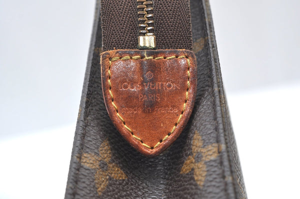 Authentic Louis Vuitton Monogram Poche Toilette 19 M47544 Cosmetics Pouch K8496