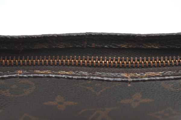 Authentic Louis Vuitton Monogram Poche Toilette 19 M47544 Cosmetics Pouch K8496