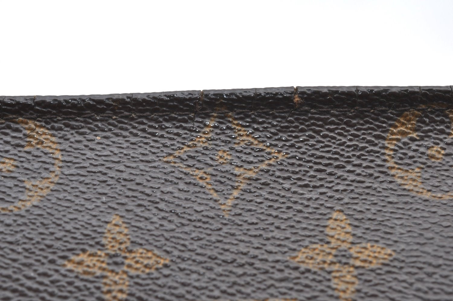 Authentic Louis Vuitton Monogram Poche Toilette 19 M47544 Cosmetics Pouch K8496
