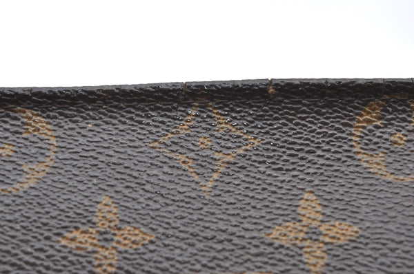 Authentic Louis Vuitton Monogram Poche Toilette 19 M47544 Cosmetics Pouch K8496