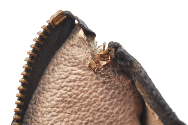 Authentic Louis Vuitton Monogram Poche Toilette 19 M47544 Cosmetics Pouch K8496