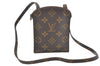 Authentic Louis Vuitton Monogram Pochette Secret M45484 Shoulder Bag Pouch K8500