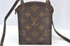 Authentic Louis Vuitton Monogram Pochette Secret M45484 Shoulder Bag Pouch K8500