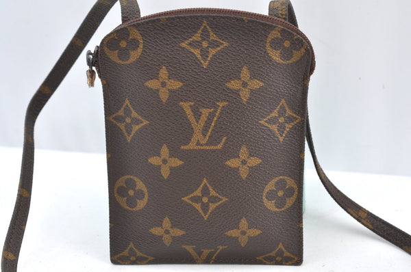 Authentic Louis Vuitton Monogram Pochette Secret M45484 Shoulder Bag Pouch K8500