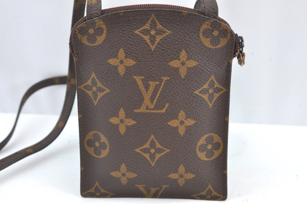 Authentic Louis Vuitton Monogram Pochette Secret M45484 Shoulder Bag Pouch K8500